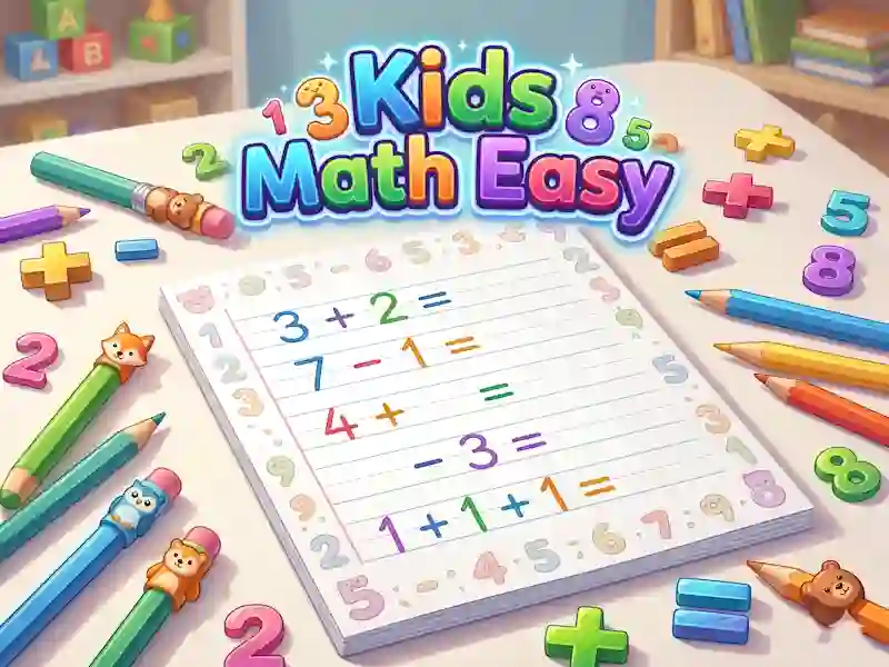 Permainan Kids Math Easy talian