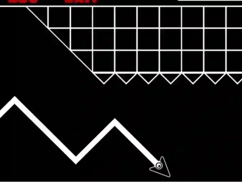 Permainan Anak panah geometri talian
