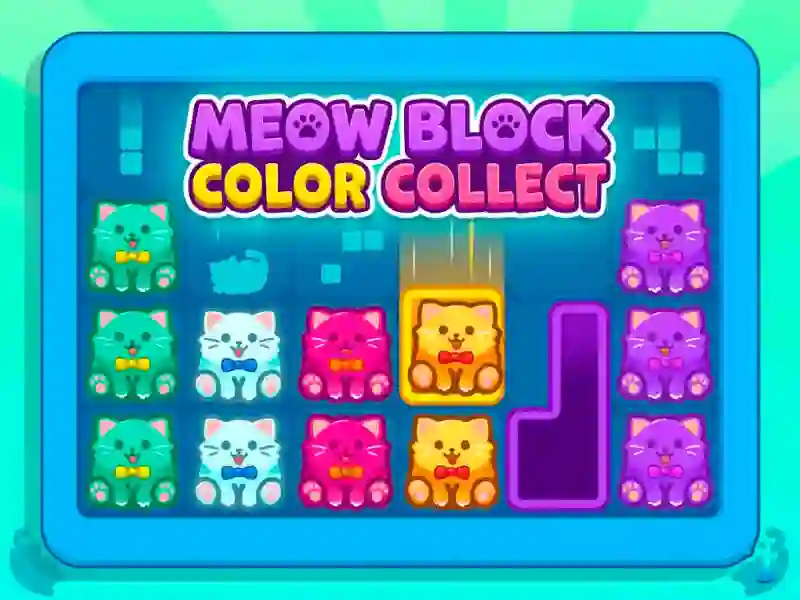 Permainan Meow Block Color Collect talian