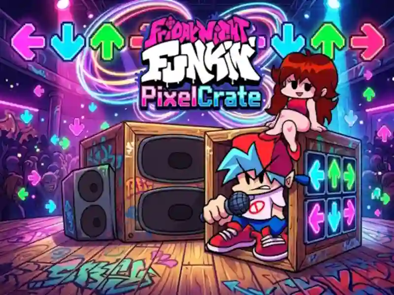 Permainan Friday Night Funkin PixelCrate talian