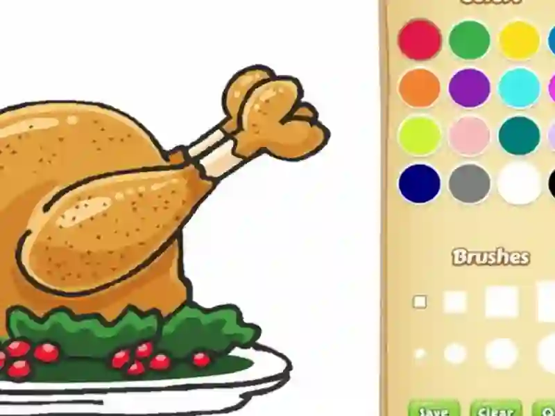 Permainan Buku pewarna makanan untuk kanak-kanak talian