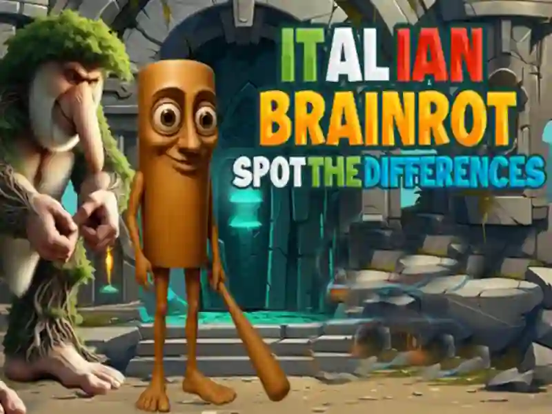 Permainan Brainrot Itali melihat perbezaan talian
