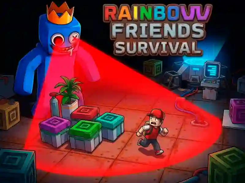 Permainan Rainbow Friends Survival talian