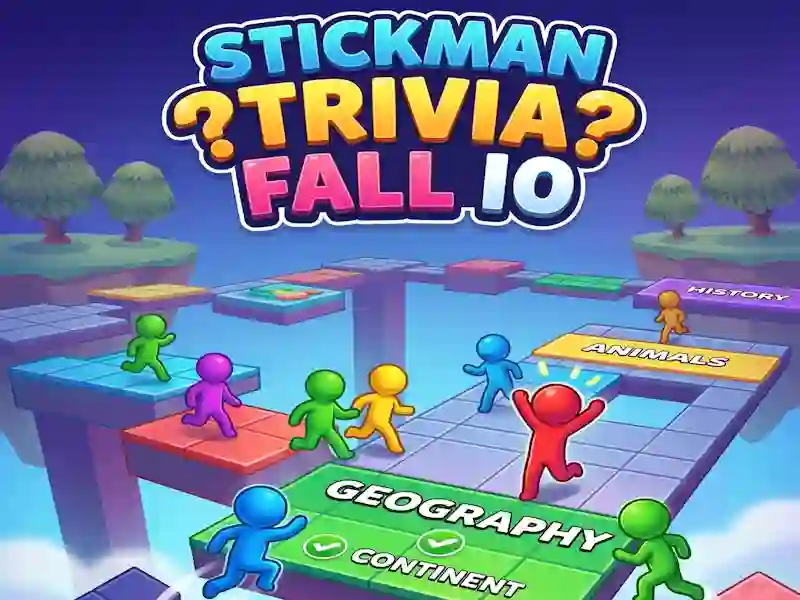 Permainan Stickman Trivia Fall IO talian