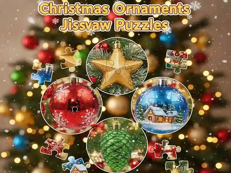 Permainan Teka-teki Jigsaw Perhiasan Krismas talian