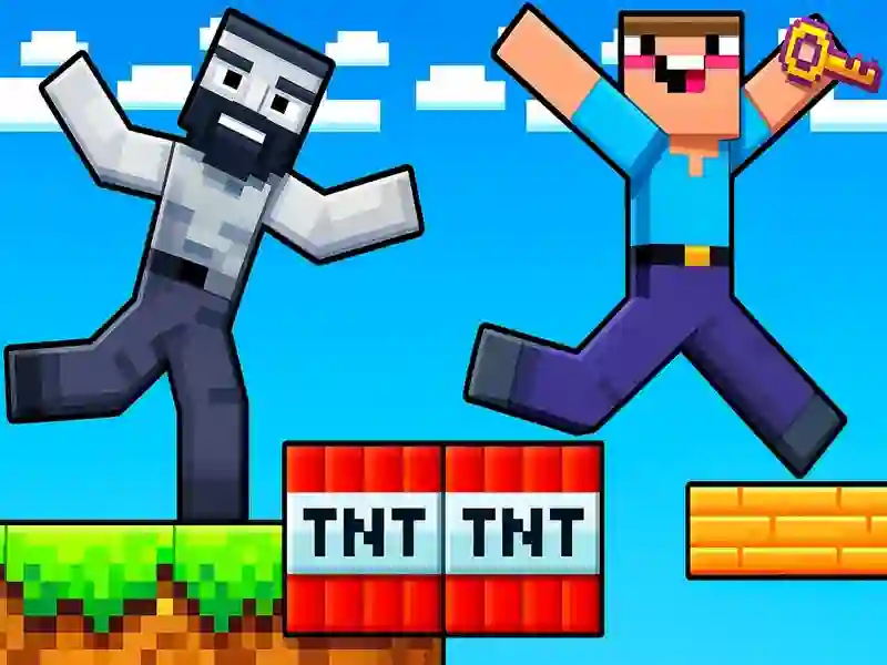 Permainan Noob: Trik Parkour talian Permainan Noob: Trik Parkour talian