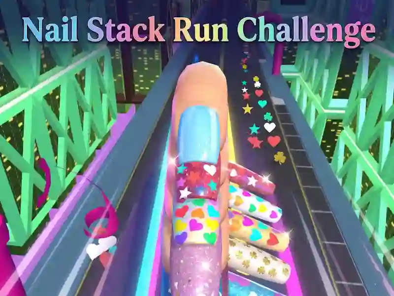 Permainan Nail Stack Run Challenge talian
