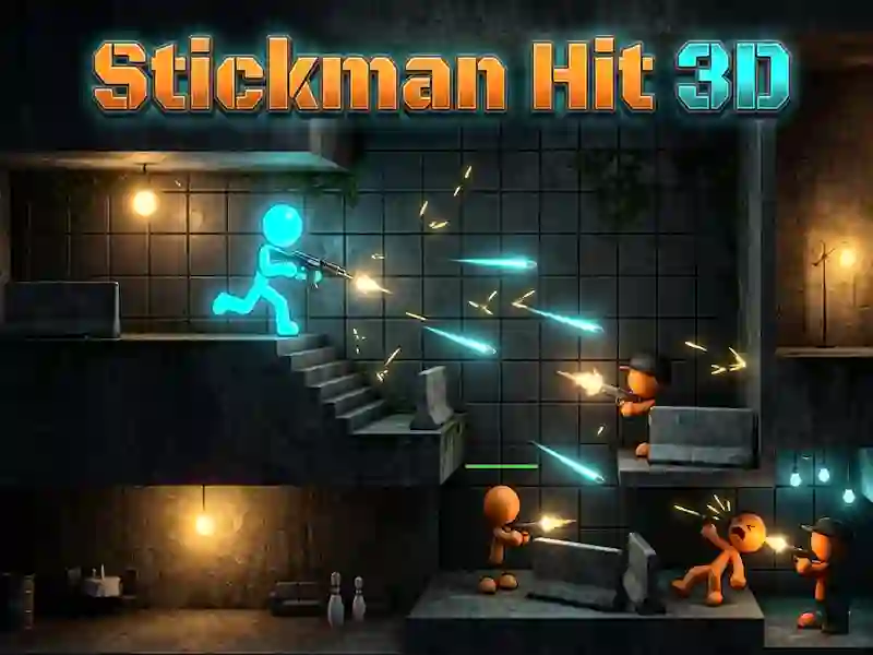 Permainan Stickman Hit 3D talian