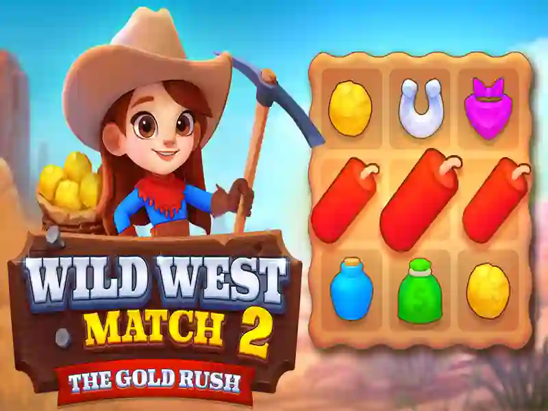 Permainan Wild West Match 2: The Gold Rush talian