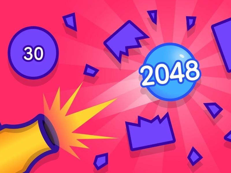 Permainan 2048 blok kehancuran talian