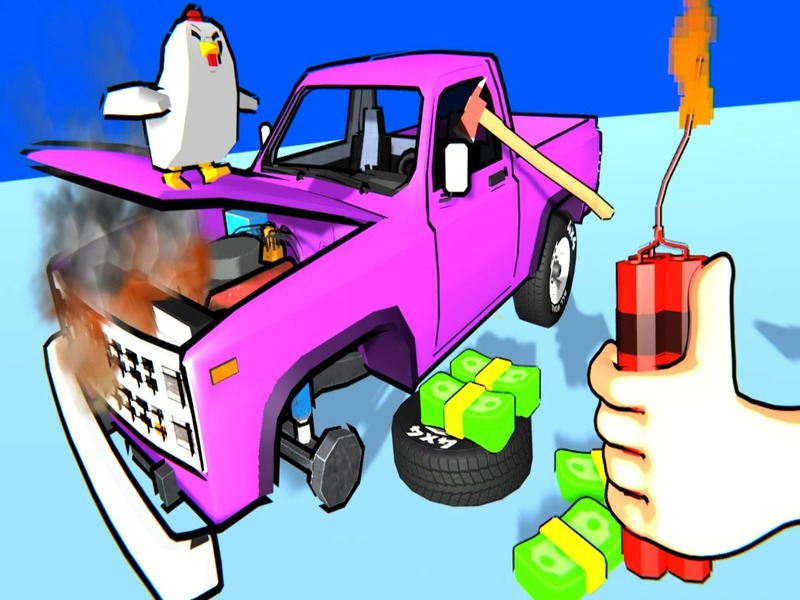 Permainan Smash kereta ke kepingan! talian