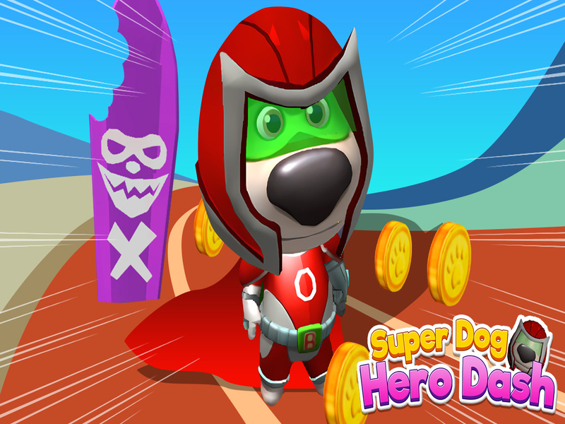 Permainan Super Dog Hero Dash talian