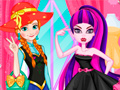 Permainan Puteri vs Gadis Monster talian