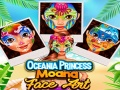 Permainan Seni muka Puteri Moana dari Oceania talian