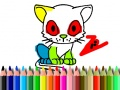 Permainan Kembali ke Sekolah: Mewarnakan Kucing talian