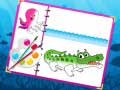Permainan Buku Mewarna Makhluk Laut talian