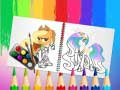 Permainan Buku Mewarna Poni Manis talian