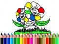Permainan Kembali ke Sekolah: Mewarnakan Bunga talian