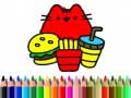 Permainan Kembali Ke Sekolah: Mewarnai Kucing Comel talian