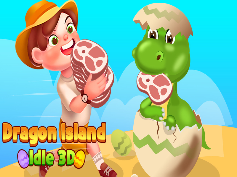 Permainan Pulau Dragon Idle 3d talian