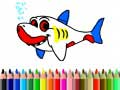 Permainan Kembali ke Sekolah: Buku Mewarna Ikan Yu talian