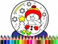 Permainan Kembali ke Sekolah: Buku Mewarnai Krismas talian