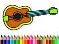 Permainan Kembali ke Sekolah: Buku Mewarna Alat Muzik talian
