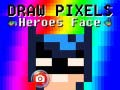 Permainan Lukis Wajah Pahlawan Pixel talian