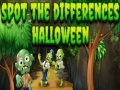 Permainan Cari perbezaan: Halloween talian
