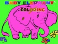 Permainan Mewarna Gajah Bayi talian