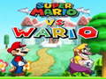 Permainan Super Mario melawan Wario talian