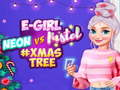Permainan Neon vs E Girl #Dekorasi Pokok Krismas talian