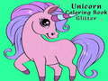 Permainan Buku Mewarna Unicorn Glitter talian