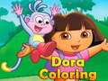 Permainan Mewarnakan Dora talian