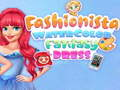 Permainan Fashionista: Gaun Fantasi Cat Air talian