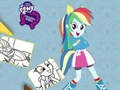 Permainan Buku Mewarna Equestria Girls talian