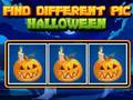 Permainan Cari Gambar Berbeza Halloween talian