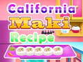 Permainan Resipi Maki California talian