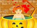 Permainan Mandi Halloween untuk Bayi Kecil talian