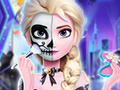 Permainan Tatu Pesta Halloween Elsa talian