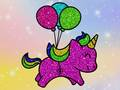 Permainan Buku Mewarna Unicorn Berkilau talian