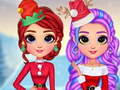 Permainan Pakaian Krismas untuk Gadis Pelangi talian