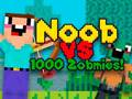 Permainan Noob vs 1000 Zombie talian