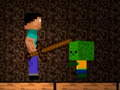 Permainan Noob vs Zombie - Bioma Hutan talian