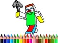 Permainan Kembali ke Sekolah: Mewarnakan Minecraft talian