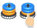 Permainan Stack Match: Permainan Gelang Warna talian