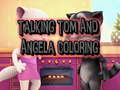 Permainan Mewarnakan Talking Tom dan Angela talian