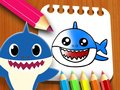 Permainan Buku Pewarna Baby Shark talian