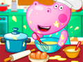 Permainan Sekolah Memasak Hippo talian