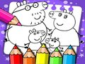 Permainan Buku Mewarna Peppa Pig talian